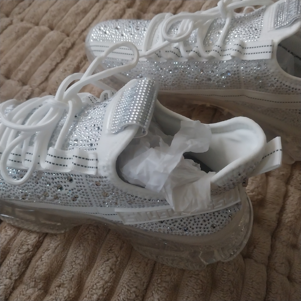 Maxima Silver Glitter Women's Sneakers